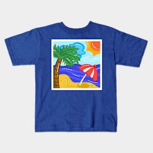 Beach, Sun and Sand Kids T-Shirt